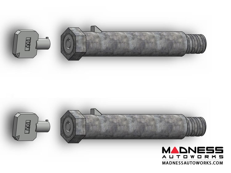 smart fortwo Bike Rack (451 Model) Add On Locking Bolts